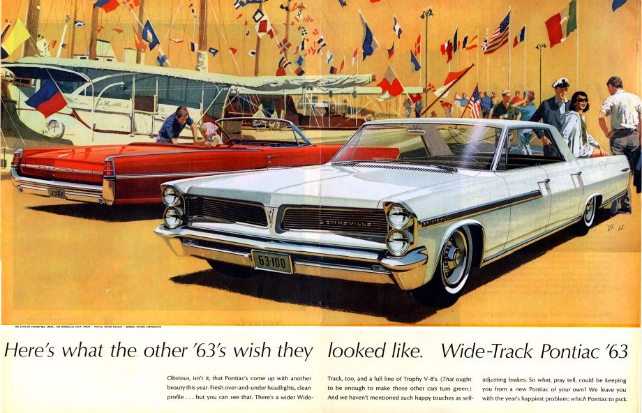1963 Pontiac Auto Advertising